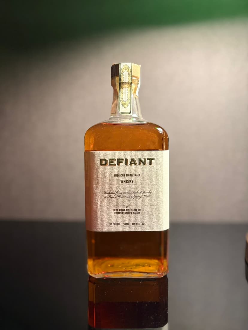 Defiant American Single Malt Whiskey